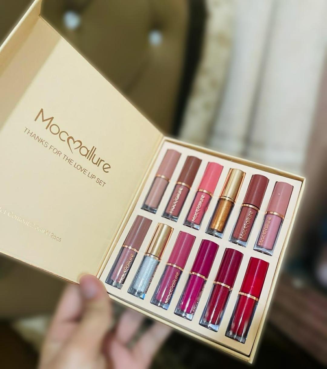 Multicolor Glossy Lip Gloss Set of 6